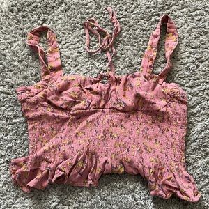 Floral crop top